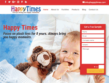 Tablet Screenshot of happytimes.com